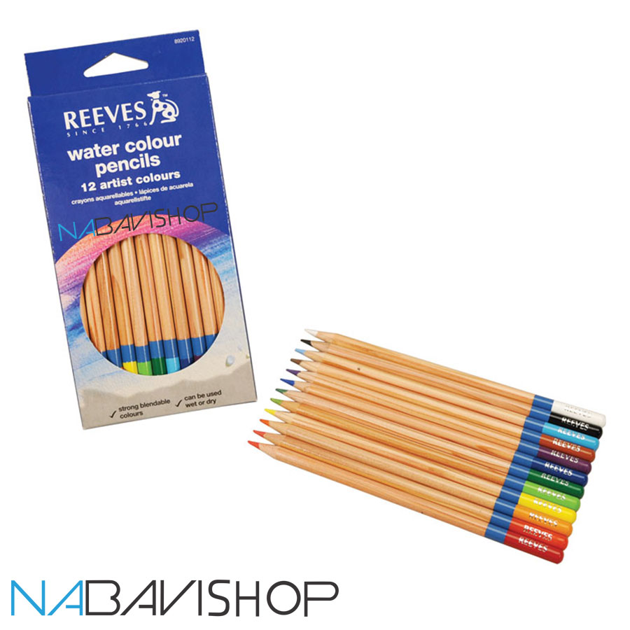 مداد آبرنگی 12 رنگ ریوز