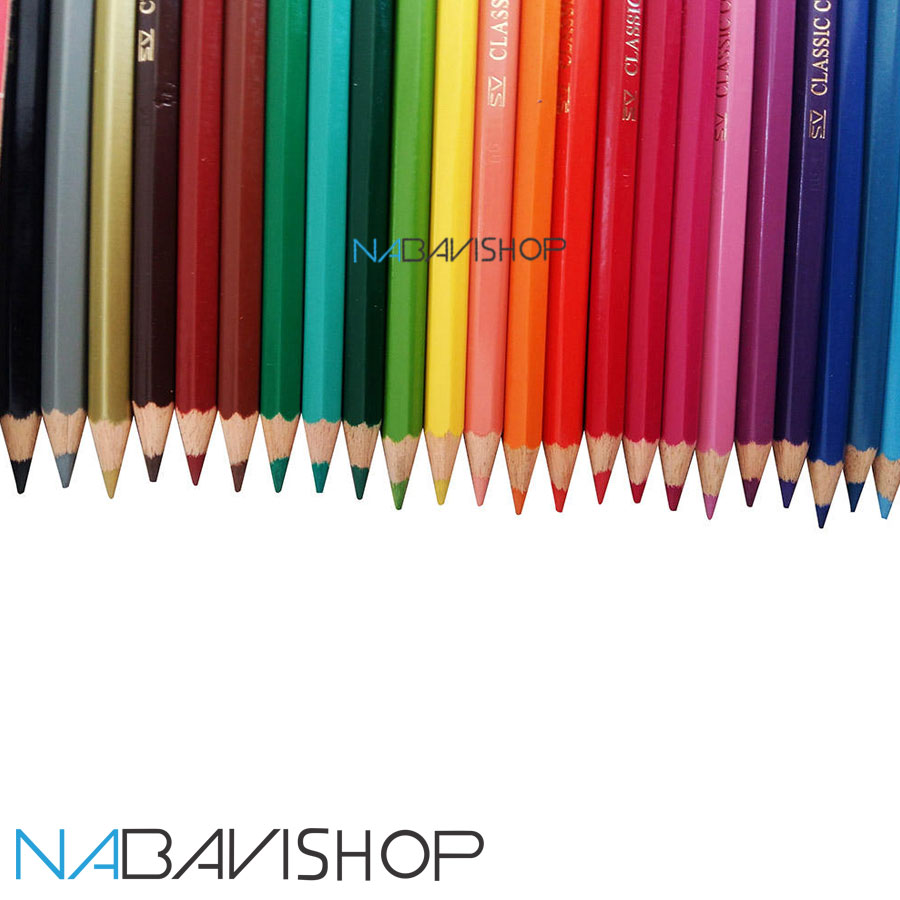 مداد رنگی 24 رنگ فابرکاستل مدل classic24p