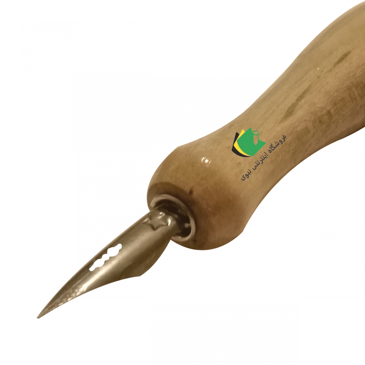 قلم فلزی ایرانی مدل دیپ طرح خاتم چوبی