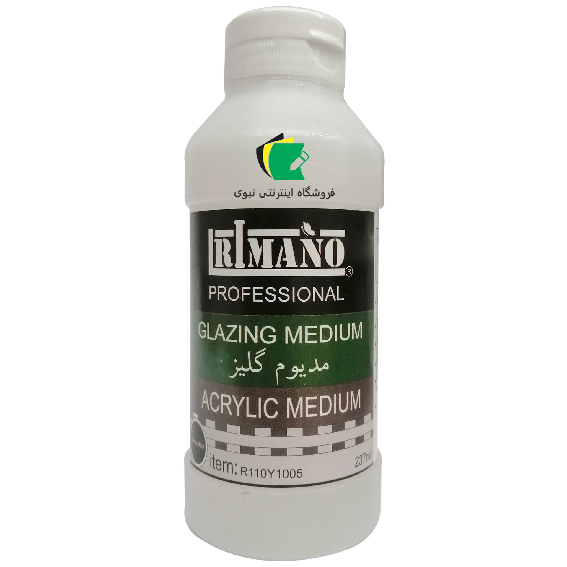 مدیوم گلیز ریمانو مدل حلال اکریلیک Glazing Medium rimano حجم 237 میل