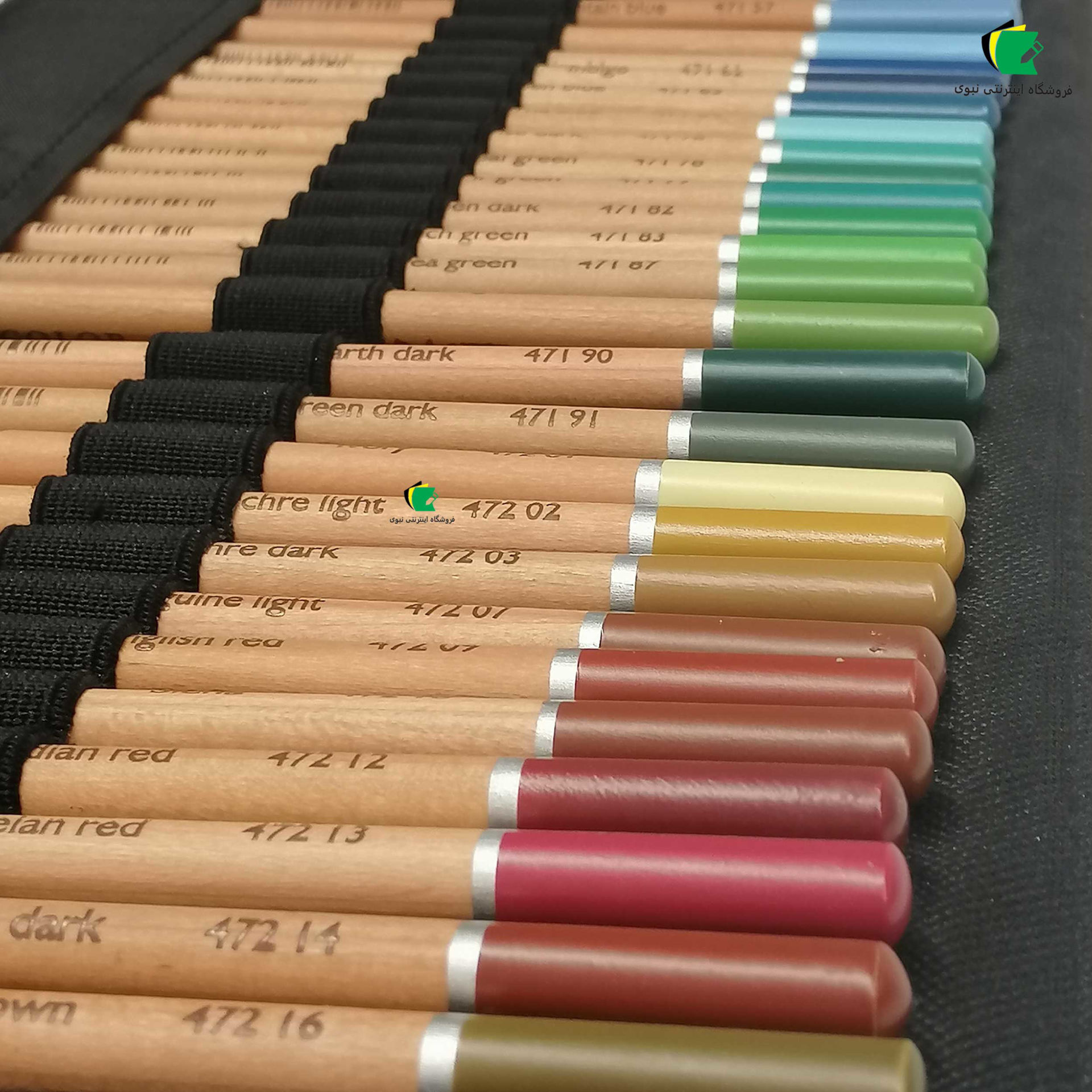 مداد پاستل 72 رنگ کرتاکالر مدل پاستل مدادی 47073 به همراه کیف طرح کرتاکالر