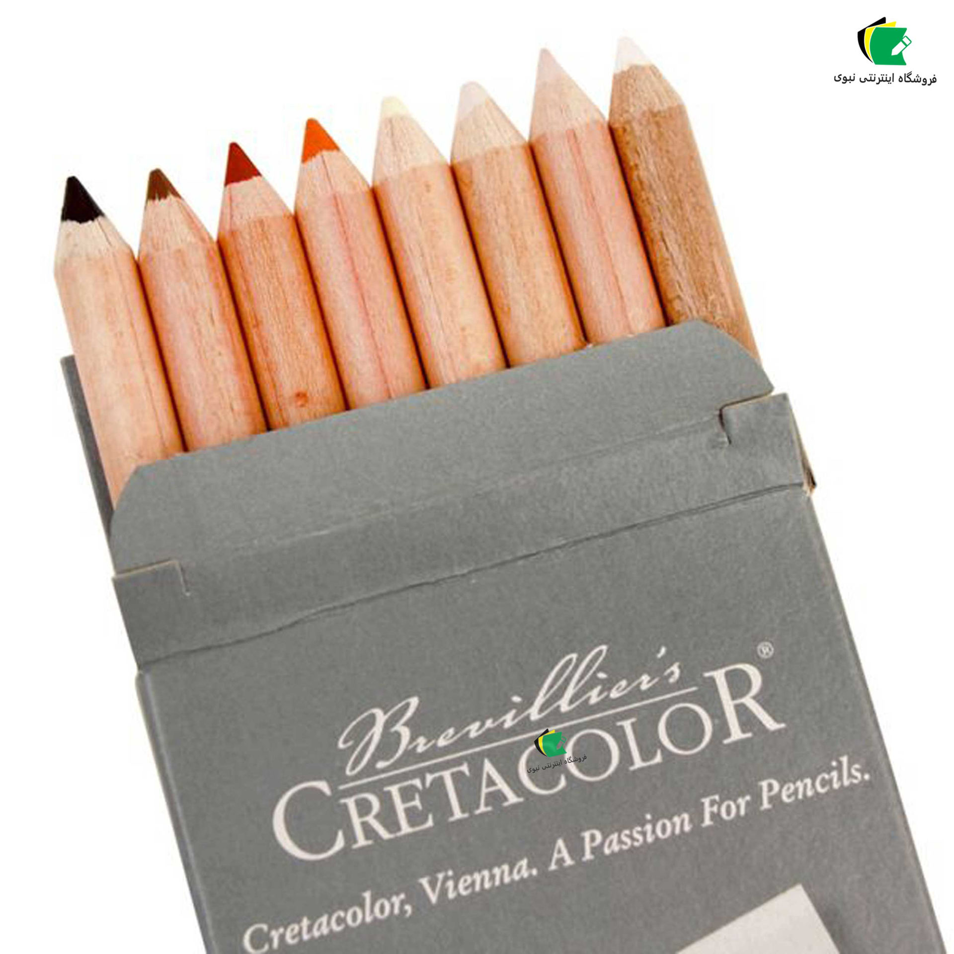 مداد پاستل 8 رنگ کرتاکالر مدل 47418 figure مناسب پرتره و چهره