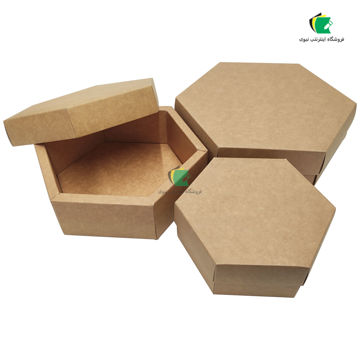 جعبه کرافت سوئدی شش ضلعی مجموعه 3 عددی