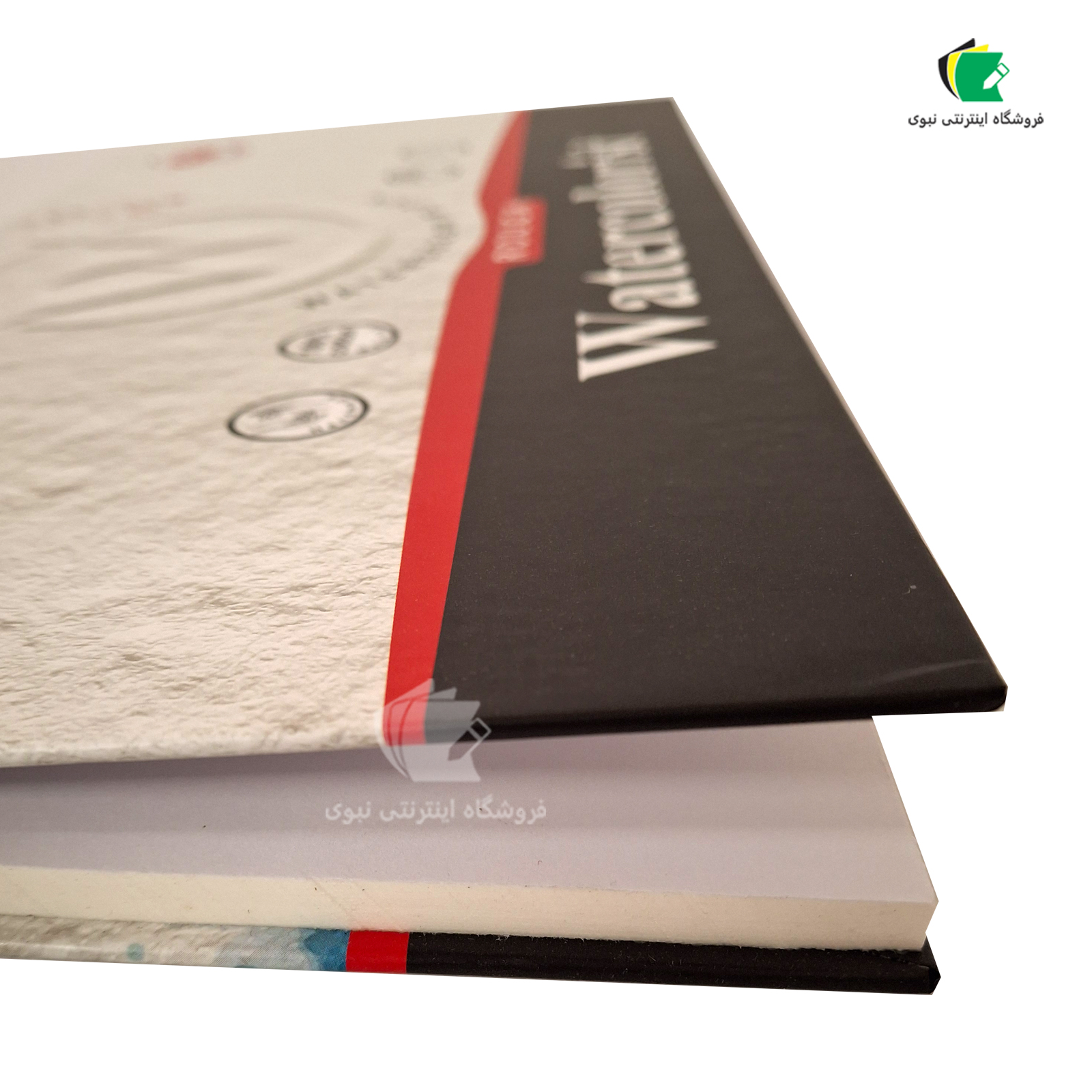 بلوک مقوا آبرنگ واترکالریست 100 درصد کتان 36x18 سانتی مدل  پرو راف