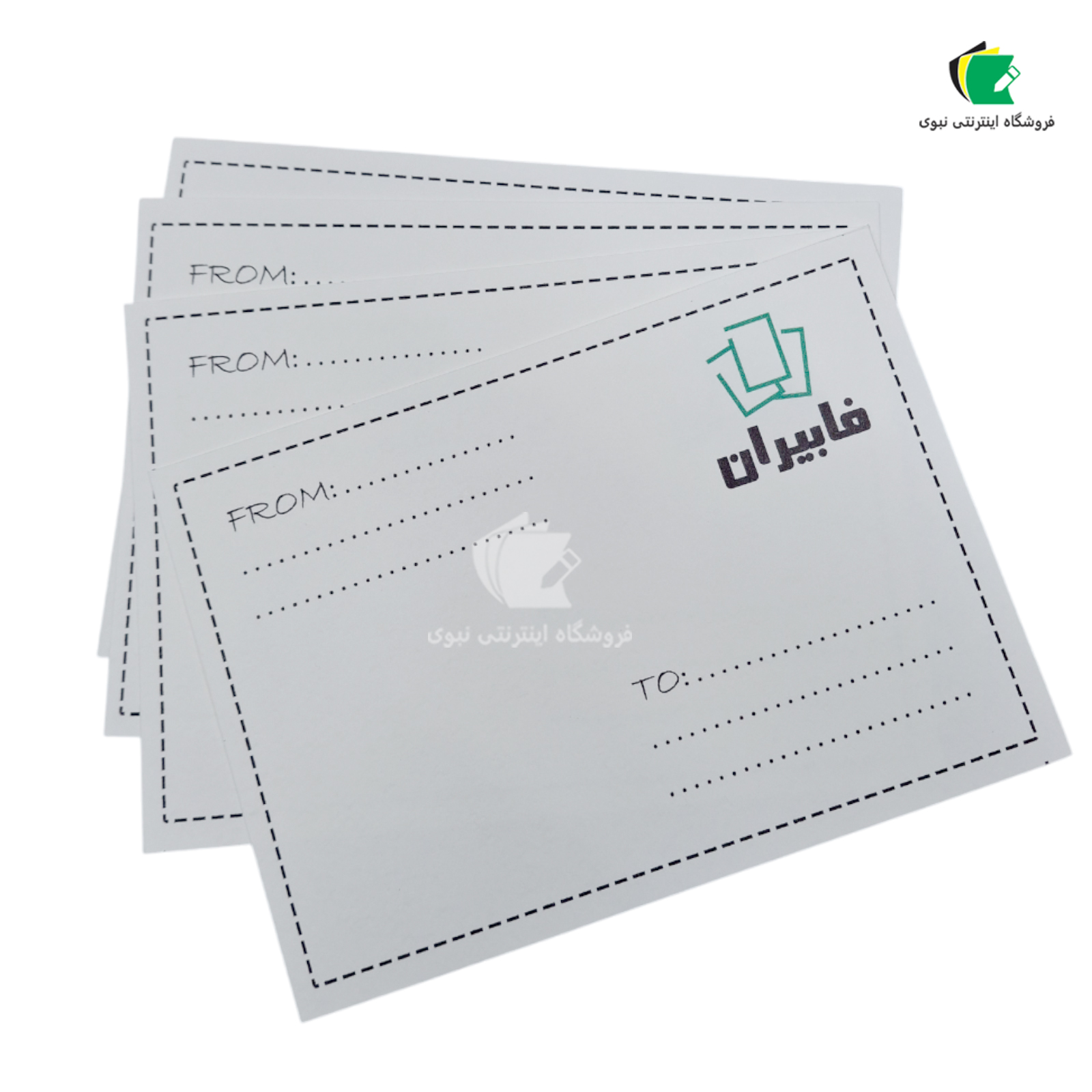 مقوا آبرنگ جنتایل فابریانو مدل مقوا کارت پستال سایز 18x12 سانتی متر بسته 10 عددی
