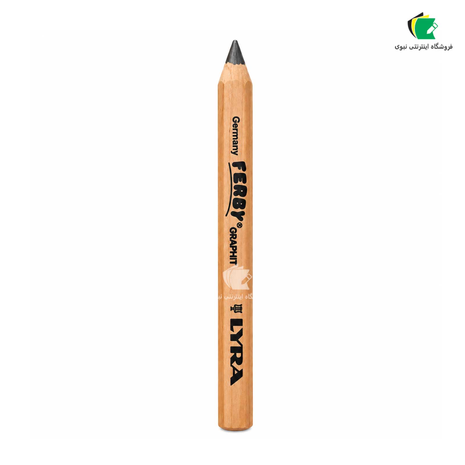 مداد گرافیتی لیرا مدل Ferby Graphite همراه با مدادگیر چوبی لیرا